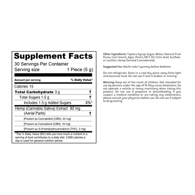 CBN Nighttime Gummies Australia